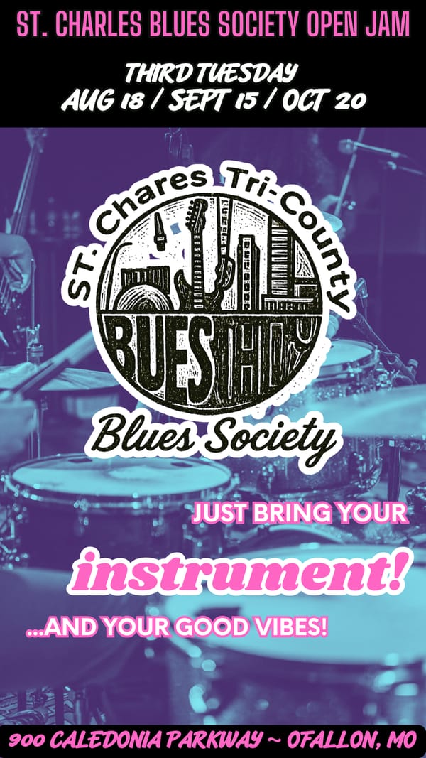 Tri-County Blues Society Monthly Open Jam