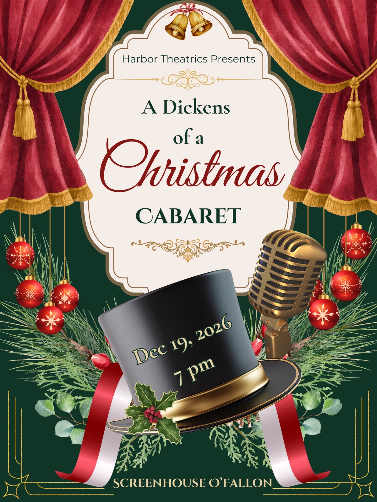 A Dickens of a Christmas Cabaret poster